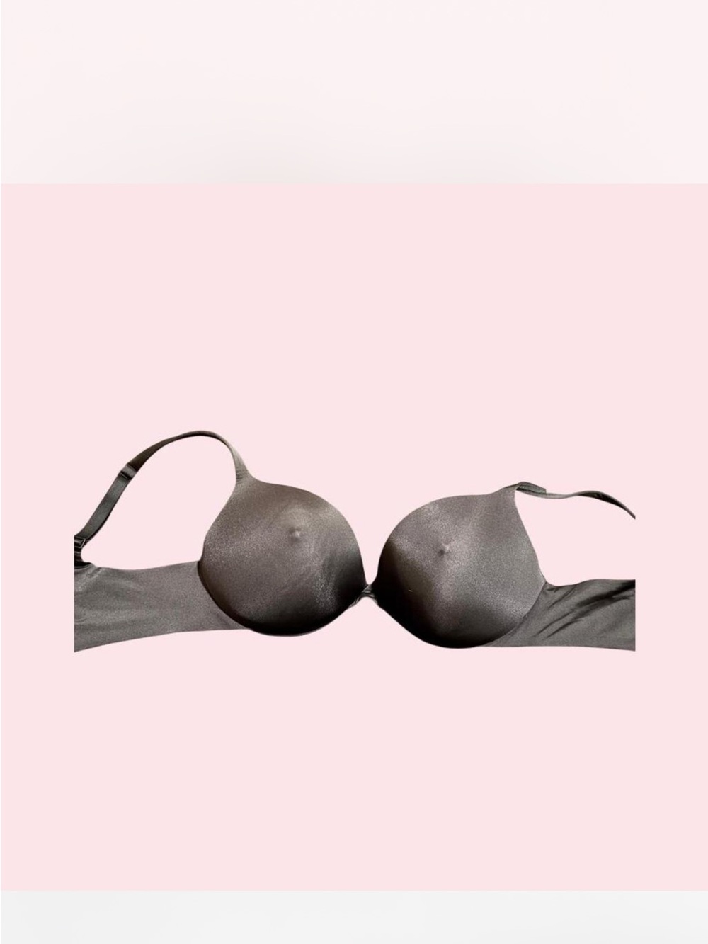 Skims nipple bra size 30 DD Smooth Contour T-Shirt Bra in Charcoal Gray